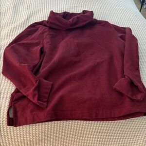 Talbots Burgundy Turtleneck Sweater
